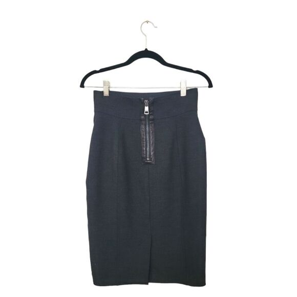 Burberry Charcoal Grey Pencil Skirt - Picture 2 of 7